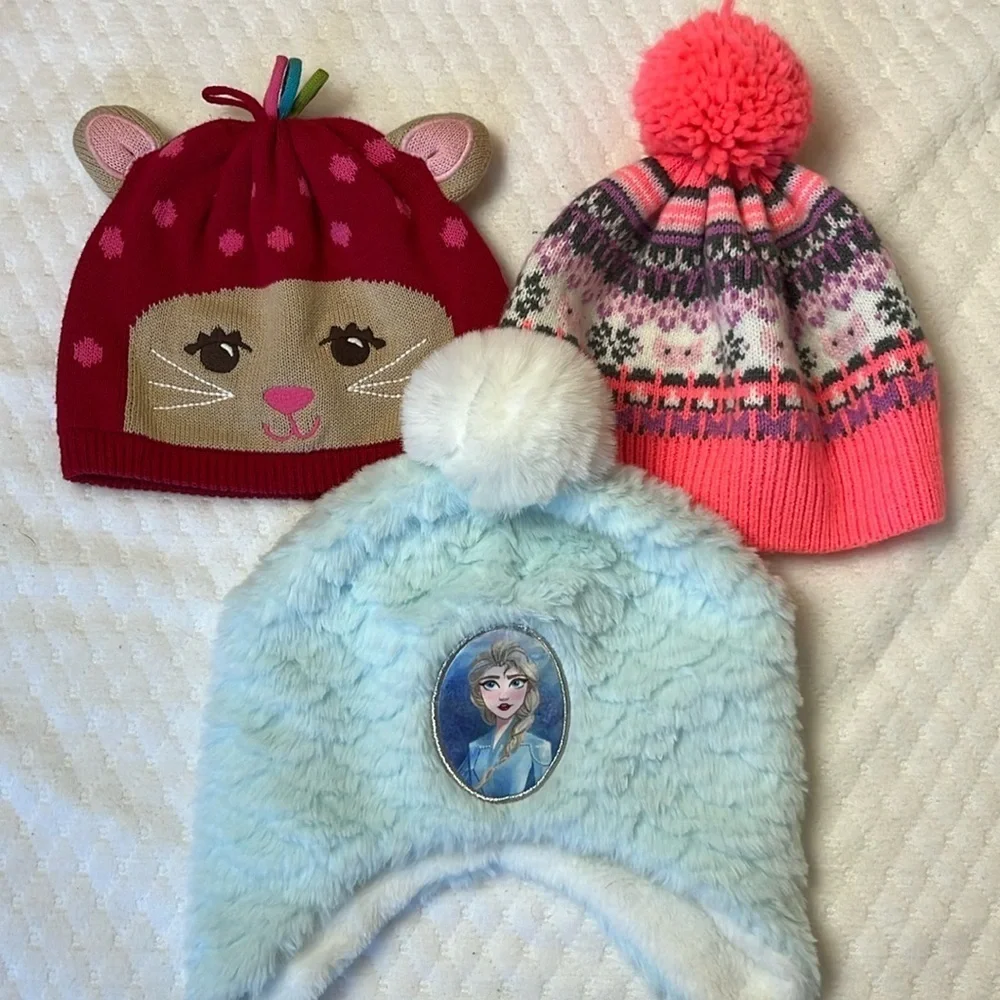 Girls Winter Hat Bundle